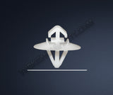 Side Moulding Clip 4409963 93160023 Opel Vivaro White