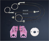 Skoda Super B 08 15 Window Regulator Cable Front Left Repair Kit Kits